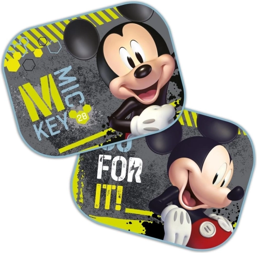 Αντηλιακές κουρτίνες αυτοκινήτου Mickey Mouse - σετ 2 τεμ.