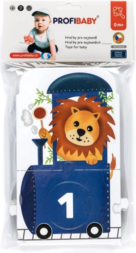 Profibaby παζλ ZOO τρενάκι με αριθμούς και ζωάκια