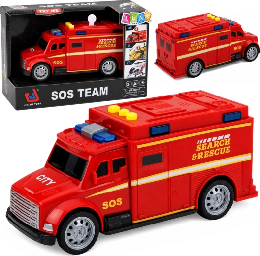 Αυτοκίνητο διάσωσης SOS Search & Rescue με φώτα και ήχους 15,5 cm - 1 τεμάχιο