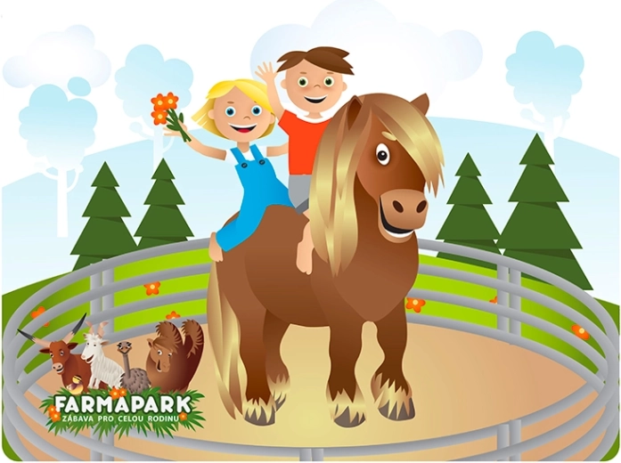 3D καρτ ποστάλ Farmapark από την PRIME 3D