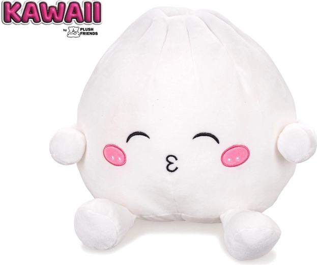 Plush Friends Kawaii λούτρινο ντάμπλινγκ Bao με σουφρωμένο στόμα 25 cm - 1 τεμάχιο