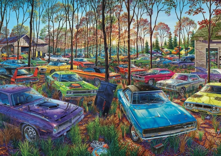 Παζλ Αυτοκινητονεκροταφείο 1000 κομμάτια ART PUZZLE