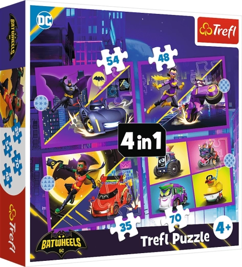 Παζλ 4 σε 1 γνώρισε το Batwheels