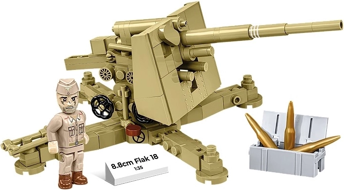 Εμβληματικό πυροβόλο 8,8 cm Flak 18 σε κλίμακα 1:35