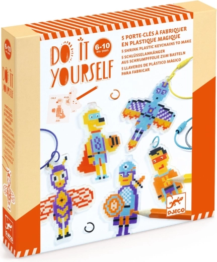 Djeco DIY δημιουργικό σετ Pixel Ήρωες