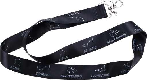 Κορδόνι λαιμού με μεταλλικό καραμπίνερ Zodiac