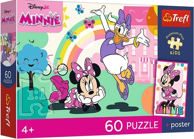 Trefl Premium Plus Kids παιδικό παζλ «Χαμόγελο Minnie» 60 κομμάτια