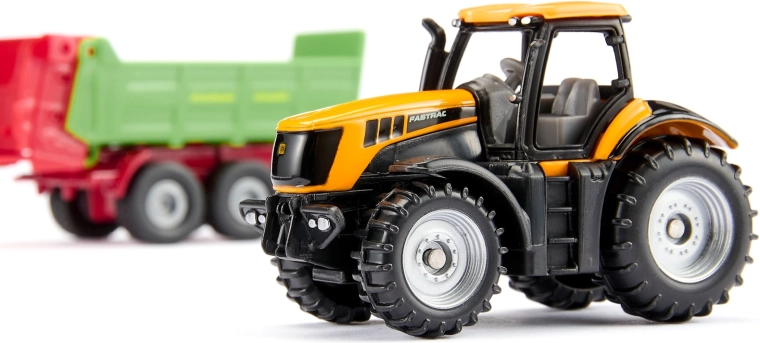 Ρεαλιστικές λεπτομέρειες του τρακτέρ JCB