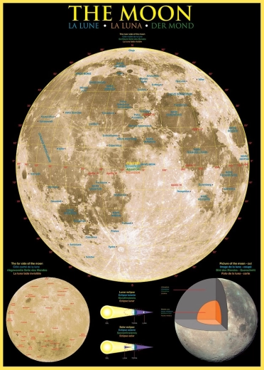 Παζλ EUROGRAPHICS Σελήνη 1000 κομμάτια