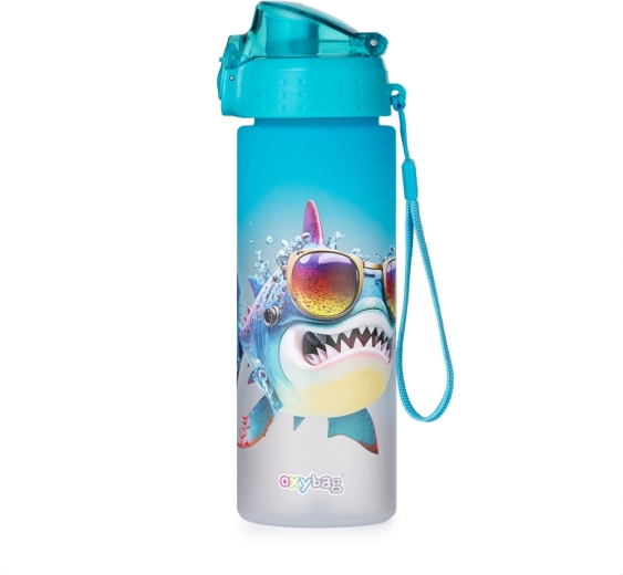 Μπουκάλι νερού OXY Click 600 ml Crazy Animals Καρχαρίας