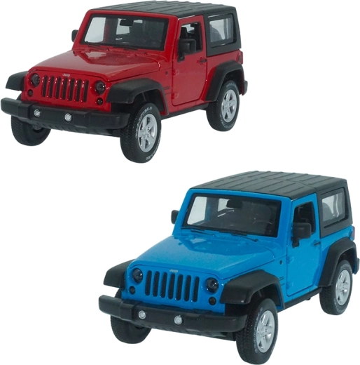 Μεταλλικό μοντέλο JEEP Wrangler 1:32 με φως και ήχο