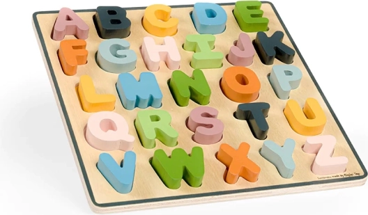 Bigjigs Toys ξύλινο παζλ αλφαβήτα – κεφαλαία γράμματα ABC
