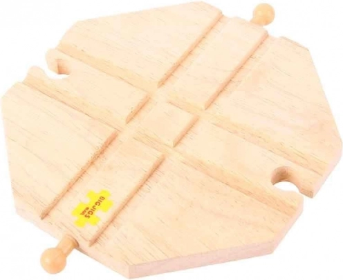Bigjigs Rail Ξύλινη Διασταύρωση Σιδηροδρόμου Τρένου