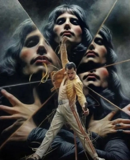 Norimpex διαμαντένια ζωγραφική Freddie Mercury 30 × 40 cm