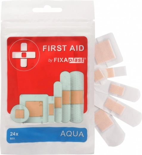 Fixaplast First Aid Aqua Mix αδιάβροχα επιθέματα (24 τεμ.)