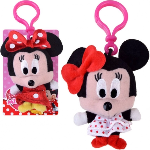 Λούτρινο μπρελόκ MINNIE MOUSE με κλιπ 10 cm