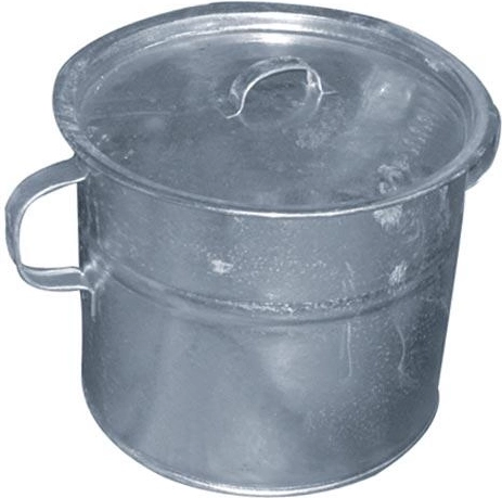 Παράκ 30 l γαλβανιζέ με καπάκι