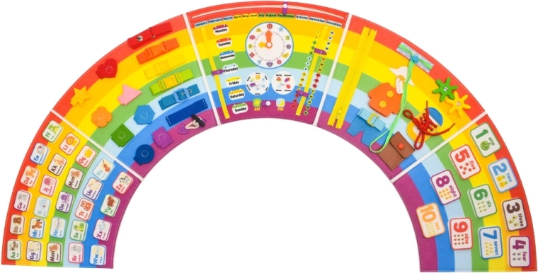 2Kids Toys Μαλακό activity board Ουράνιο τόξο - 1 τεμάχιο