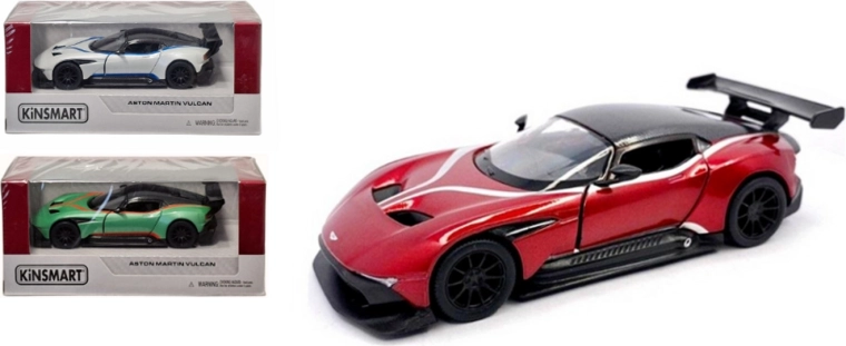 Kinsmart Aston Martin Vulcan 1:38 – μεταλλικό μοντέλο αυτοκινήτου με κίνηση pull-back