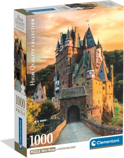Παζλ CLEMENTONI Χρυσή ώρα στο κάστρο Eltz 1000 κομμάτια