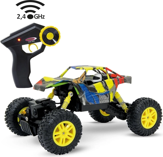 Jamara Hillriser Crawler 4WD 1:18 με τηλεχειριστήριο 2,4 GHz, κίτρινο