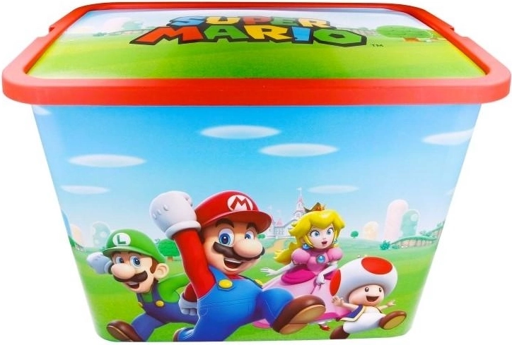 Αποθηκευτικό κουτί με καπάκι Super Mario 23 l