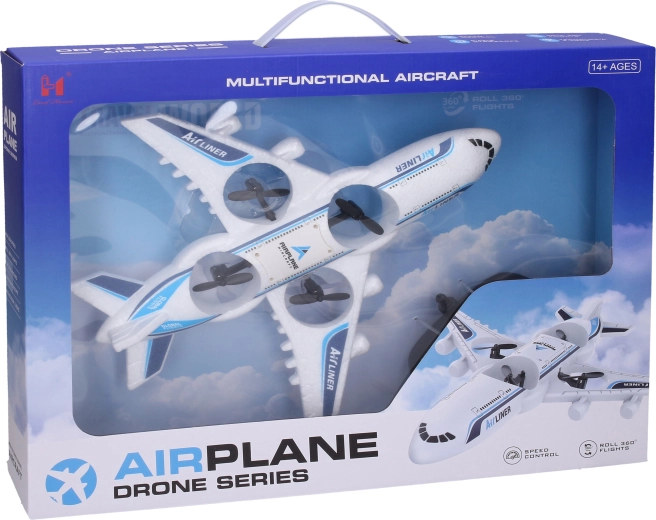 RC drone-αεροπλάνο με τηλεχειρισμό 2,4 GHz 31 × 28 × 6 cm - 1 τεμάχιο