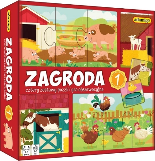Παρατηρητικό παζλ Φάρμα – σετ 1