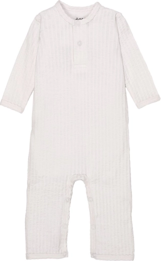 Αναπνεύσιμη παιδική ολόσωμη φόρμα Lodger Jumper Seersucker cloud dancer μεγ. 56