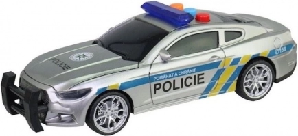Αστυνομικό αυτοκίνητο με μηχανισμό αδράνειας με φως και ήχο, 17 cm (τσέχικα)