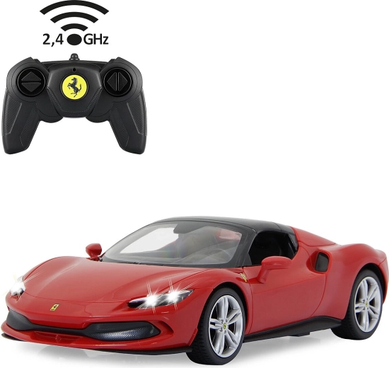 Τηλεκατευθυνόμενο αυτοκίνητο Ferrari 296 GTS σε κλίμακα 1:16, κόκκινο