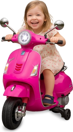 Παιδικό ηλεκτρικό μηχανάκι Vespa GTS 125 ροζ
