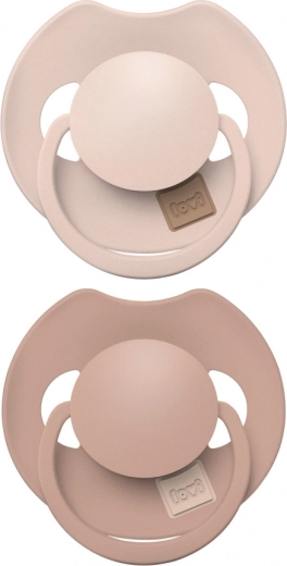 Δυναμικές πιπίλες σιλικόνης LOVI PRIME 18m+ Nude/Blush – 2 τεμ.
