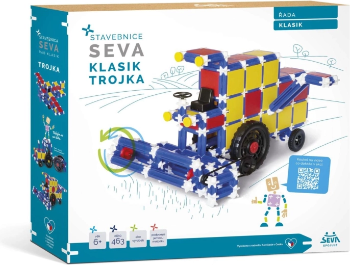 Κατασκευαστικό σετ Seva Klasik Trojka 464 τεμ.
