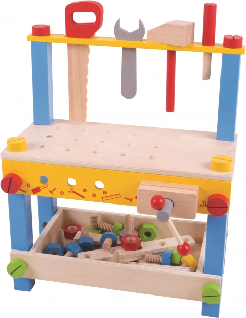 Ξύλινος παιδικός πάγκος εργασίας Bigjigs Toys