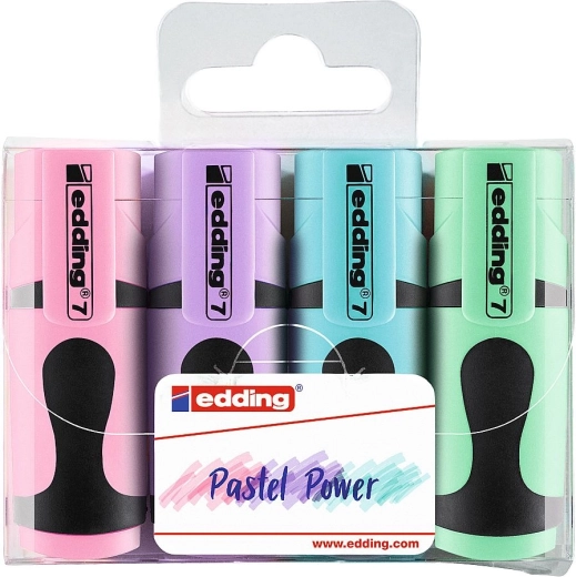 Υπογραμμιστές Edding Mini Pastel, σετ 4 τεμ.