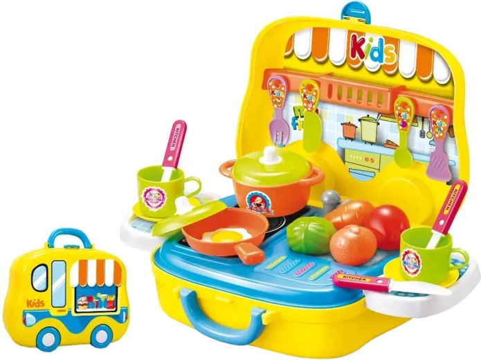 Παιδική κουζίνα σε βαλιτσάκι Buddy Toys