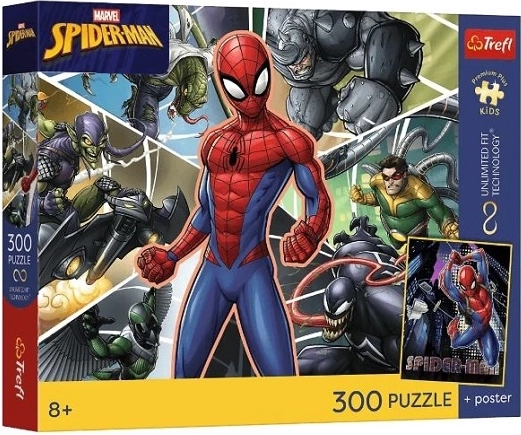 Παιδικό παζλ Premium Plus Kids Spider-Man Κρυμμένος ήρωας 300 κομμάτια