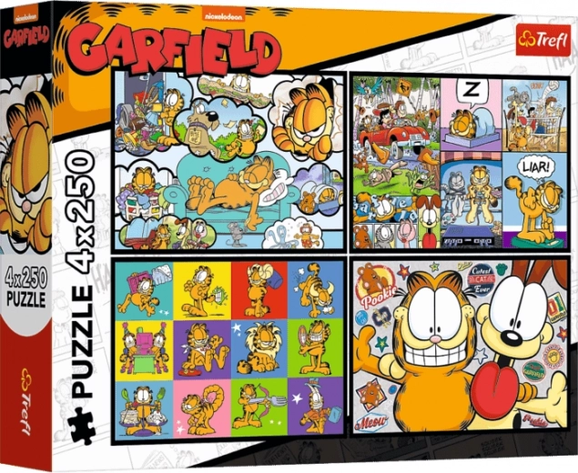 Παζλ Garfield δεν του αρέσουν οι Δευτέρες 4×250 κομμάτια