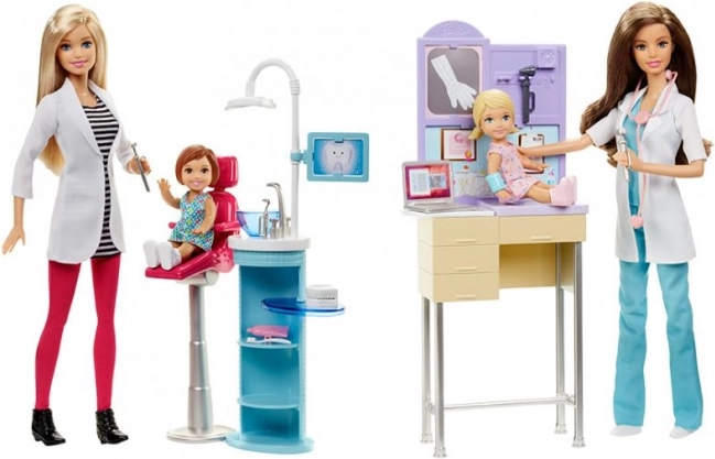 Barbie επαγγέλματα – σετ παιχνιδιού με κούκλα