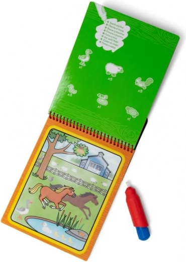 Μαγικά χρώματα με μια σταγόνα νερό