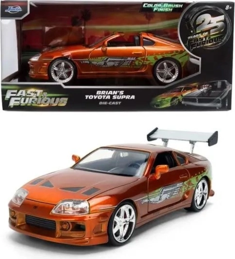 Jada Toys Toyota Supra 1995 επετειακή έκδοση Fast & Furious σε κλίμακα 1:24