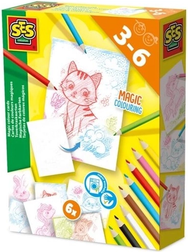 SES Creative Magic Colouring μαγικές ζωγραφιές με χρωματιστά μολύβια