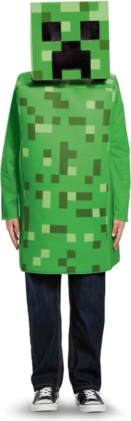 Παιδική στολή Minecraft Creeper για παιδιά 7–8 ετών