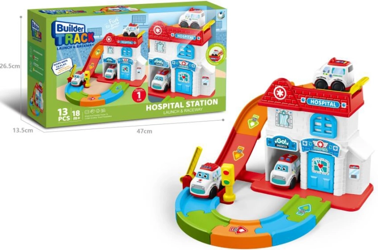 Kid Cars νοσοκομείο με οχήματα διάσωσης για μικρά παιδιά