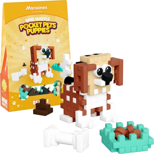 Κατασκευαστικό σετ Mini Waffle Pocket Pets – μπίγκλ