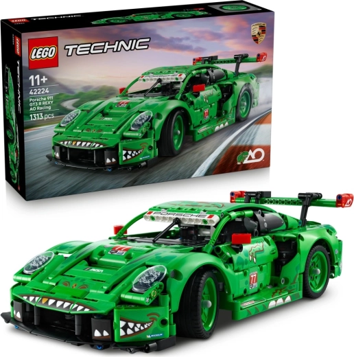 LEGO Technic Porsche 911 GT3 R REXY AO Racing αγωνιστικό αυτοκίνητο