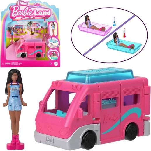 Mini Barbie Land – κάμπερ με μίνι κούκλα BARBIE