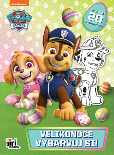 Χρωμάτισε! Paw Patrol – πασχαλινές ζωγραφιές για χρωμάτισμα με αυτοκόλλητα