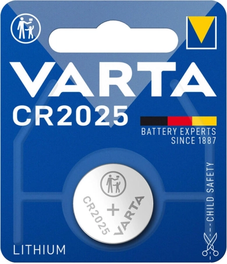 Λιθίου κουμπωτή μπαταρία CR2025 Varta